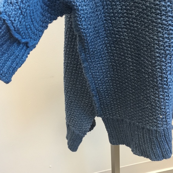 NWOT: FREE PEOPLE Oversized Sweater,Blue, XS - Picture 6 of 7